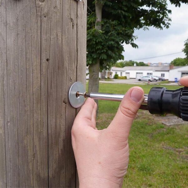 3D measuring point disk for attaching reference spheres on walls, concrete or wooden surfaces - Image 5