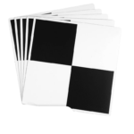 5 Magnetic Checkerboard Targets as a Set 20cm x 20cm