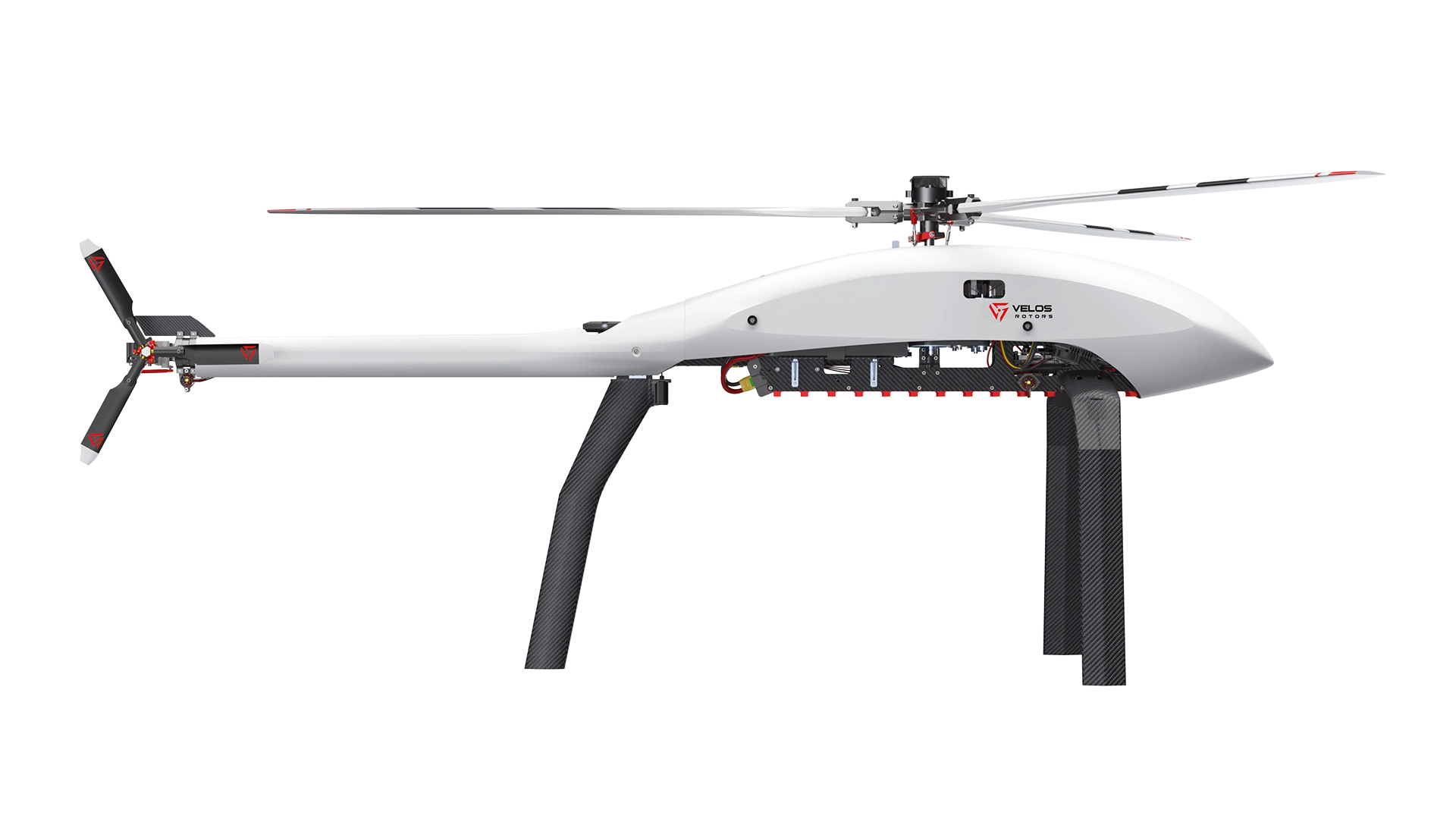 Velos-V3-white Velos V3 UAV Helicopter - Image 1