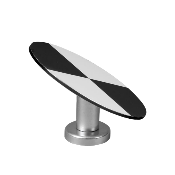 Round checkerboard target 4.5" with Adapters for Leica spigot - Image 7