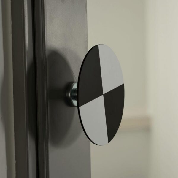 Round checkerboard target 6" with magnetic connection - Image 7