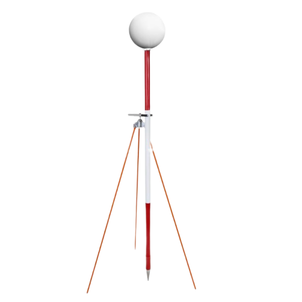 Set consisting of 3 ranging poles with ranging pole strut support with clamp - Image 3