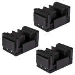 Set of 3 universal clamps with magnetic holder