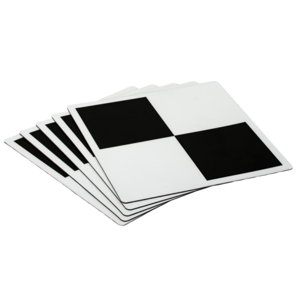 5 Magnetic Checkerboard Targets as a Set 10 cm x 10 cm - Image 5